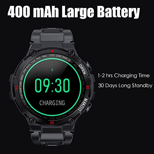 41Z7WtY 3vS. AC  - Military Smart Watch for Men Outdoor Waterproof Tactical Smartwatch Bluetooth Dail Calls Speaker 1.3'' HD Touch Screen Fitness Tracker Watch Compatible with iPhone Samsung