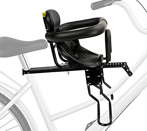41vaKeG1DS. AC  500x445 - FORTOP Bicycle Baby Kids Child Front Mount Seat USA Safely Carrier with Handrail