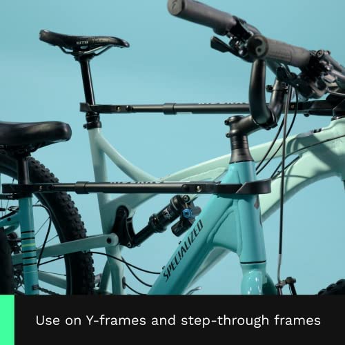 41z2k7HriRL. AC  - KAC Ride Bike Frame Adjustable Telescopic Bicycle Cross Bar, for Y-Frame, Dual Suspension & Cruiser Bikes, 2 Pack