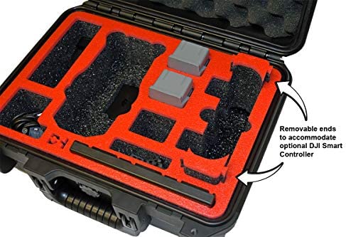 51Cqe8VKZPL. AC  - Drone Hangar Pelican Case for Mavic AIR 2 or 2s Drone with Fly More Kit. Also Holds Standard or Smart Controller