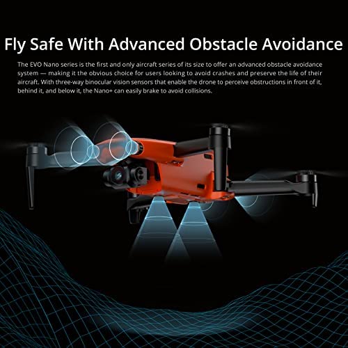51e96NpqFHL. AC  - Autel Robotics EVO Nano+ Drone, 1/1.28" CMOS 50MP 4K/30fps HDR Video PDAF + CDAF Autofocus Master Subject Tracking Advanced Obstacle Avoidance 10km 2.7K Video Transmission, 249g Ultralight Foldable Camera Quadcopter with 3-Axis Gimbal, Premium Bundle (Orange)