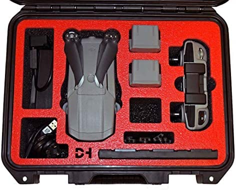 51oOVzP3IQL. AC  - Drone Hangar Pelican Case for Mavic AIR 2 or 2s Drone with Fly More Kit. Also Holds Standard or Smart Controller