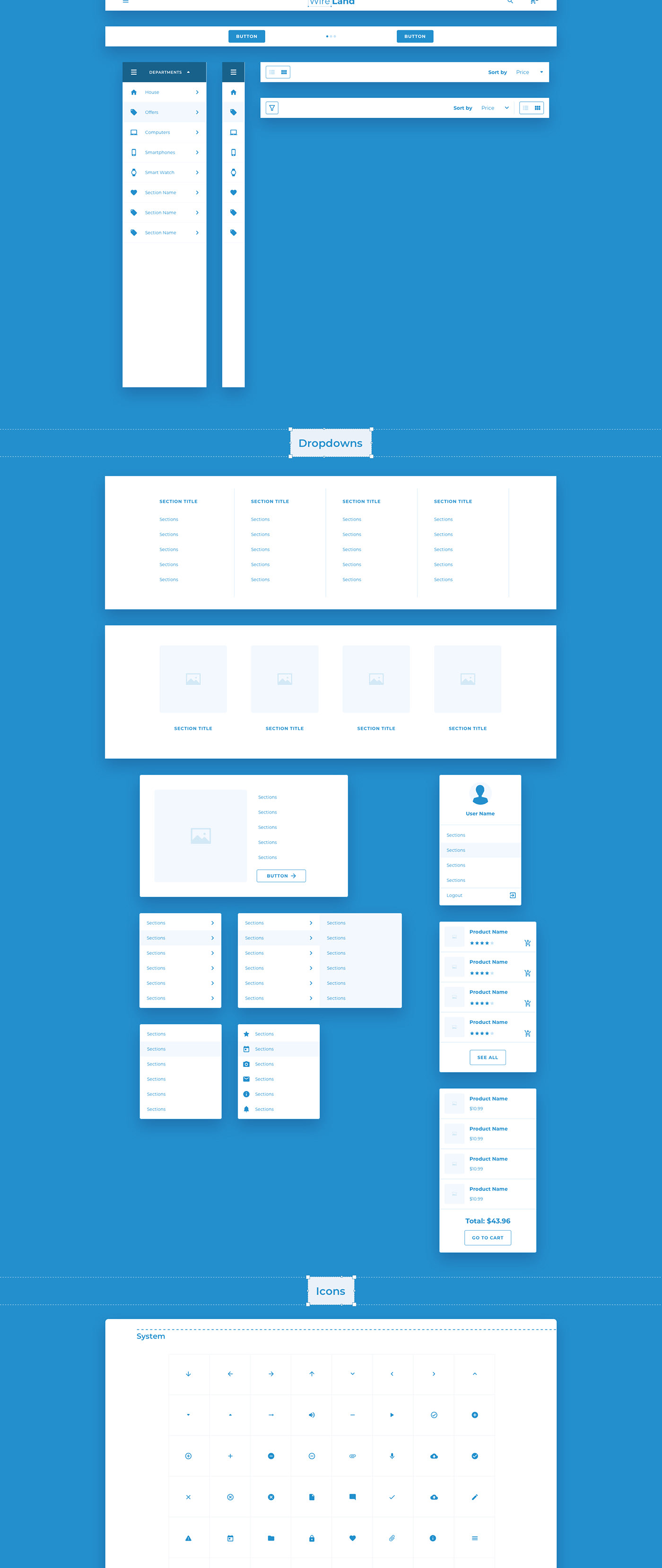 Wireland for Ecommerce - Massive Wireframe Library Collection - 9