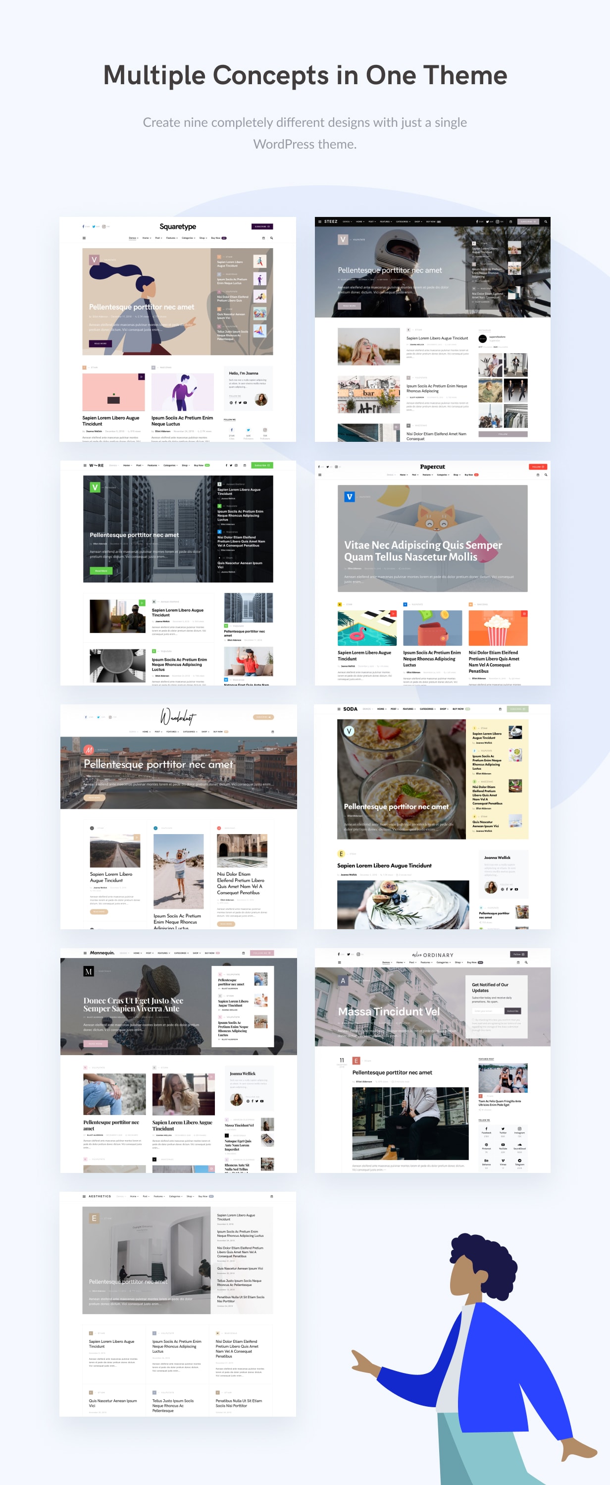 Squaretype - Modern Blog WordPress Theme - 3