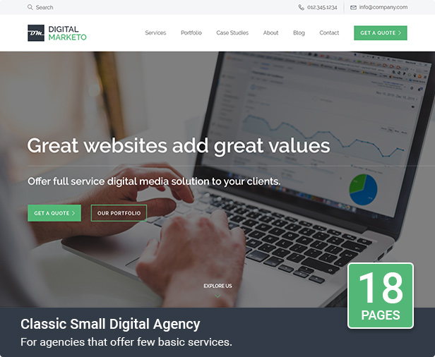 classic small agency 1.5 - Cynic - Digital Agency Template