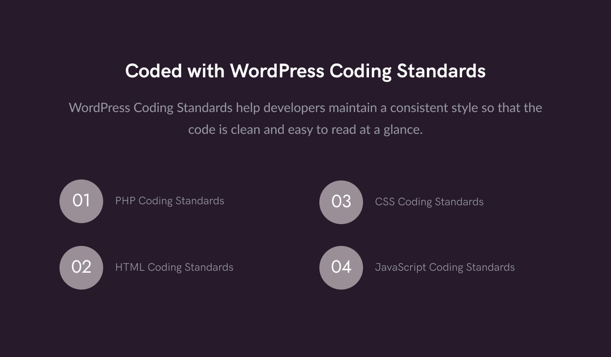 coding standarts - Squaretype - Modern Blog WordPress Theme