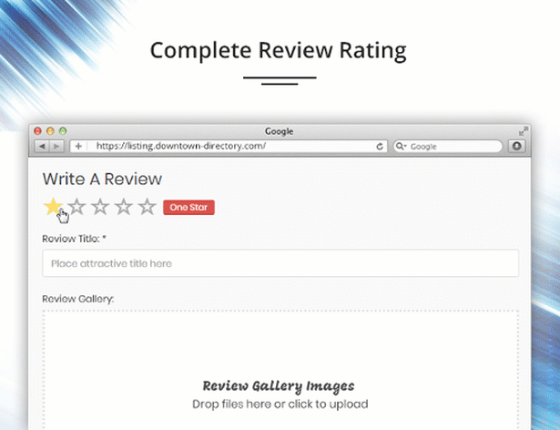 complete review rating ban - DWT - Directory & Listing WordPress Theme