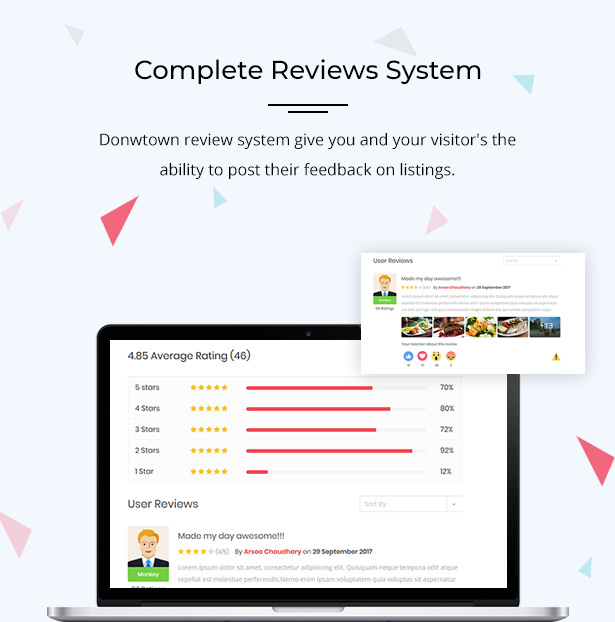 complete review system1 - DWT - Directory & Listing WordPress Theme