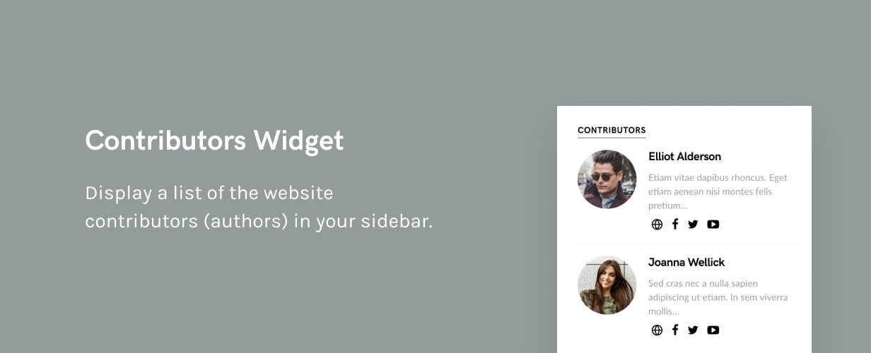 contributors widget - Squaretype - Modern Blog WordPress Theme