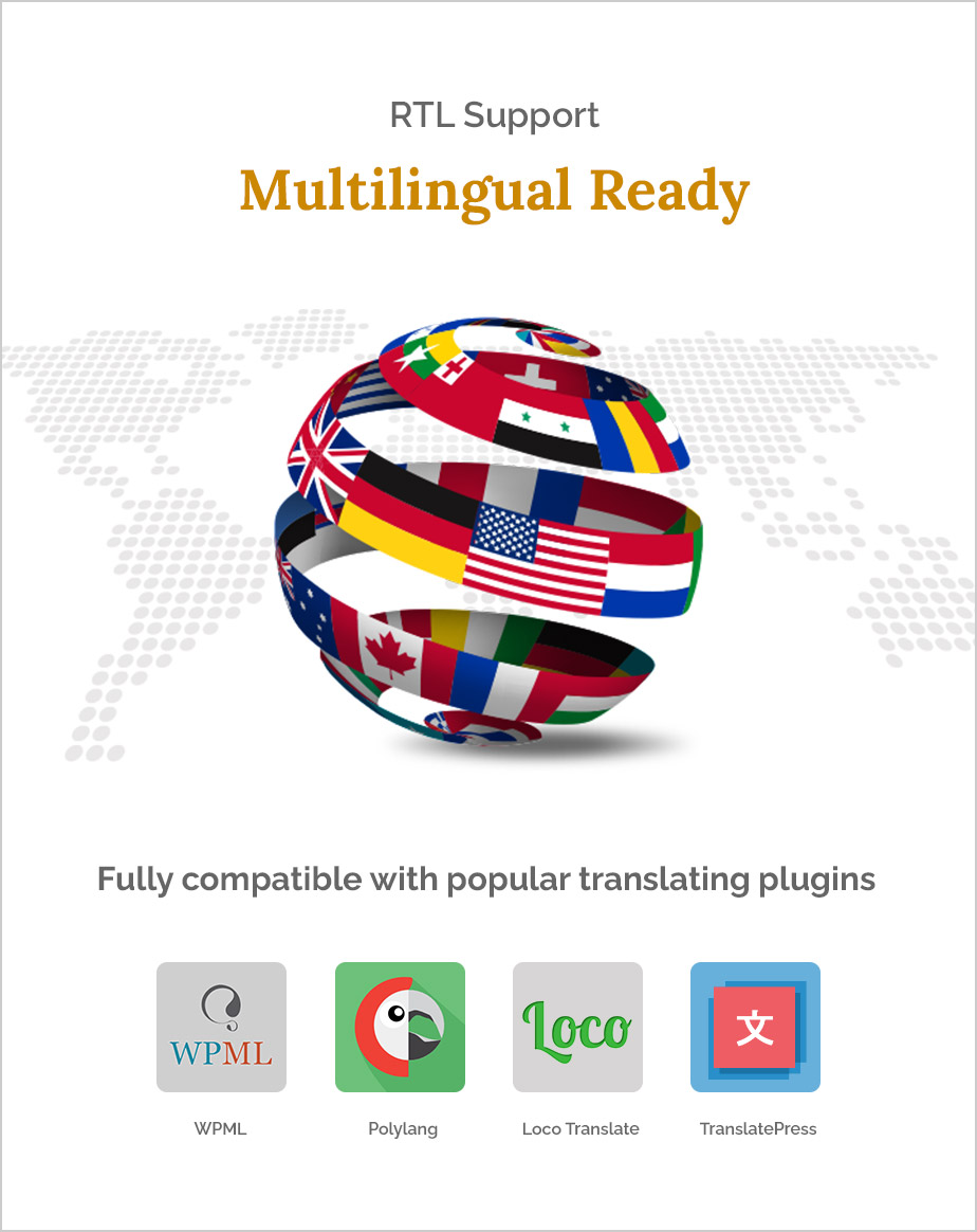 multilingual thelaw - The Law - Lawyer Theme + RTL