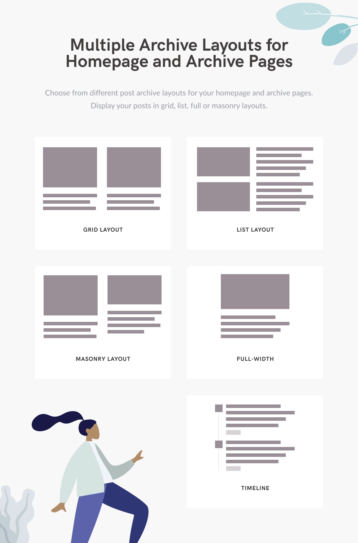 multiple archive layouts - Squaretype - Modern Blog WordPress Theme