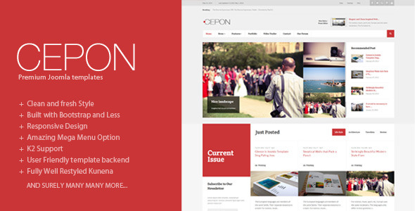 Cepon – News and Magazine Joomla Templates