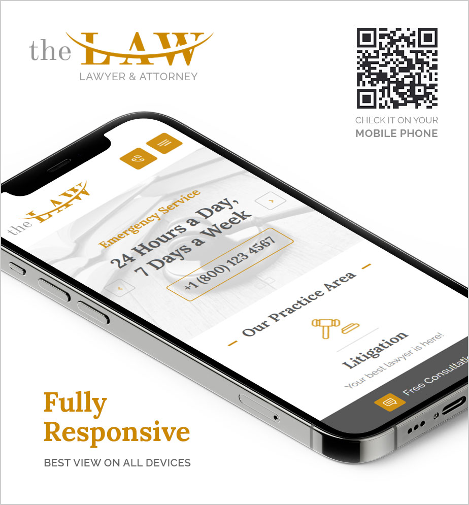responsive thelaw - The Law - Lawyer Theme + RTL