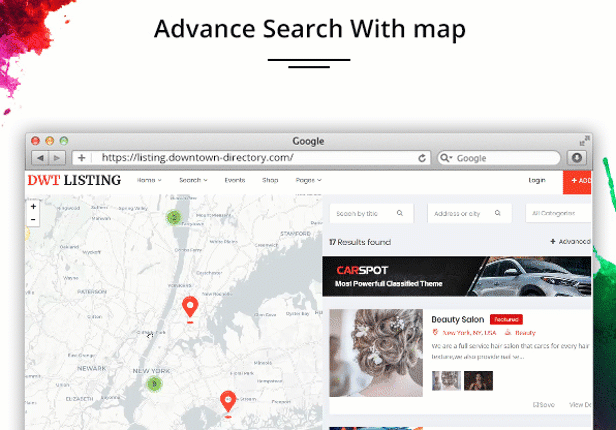 search map 1 - DWT - Directory & Listing WordPress Theme