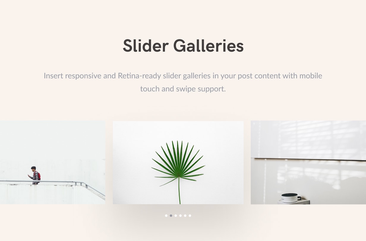 slider galleries - Squaretype - Modern Blog WordPress Theme