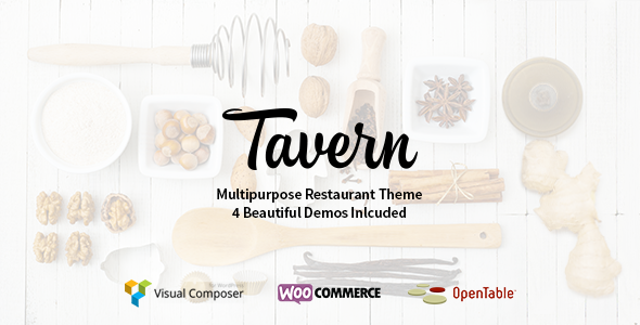 tavern preview.  large preview - Tavern - Professional Restaurant Theme