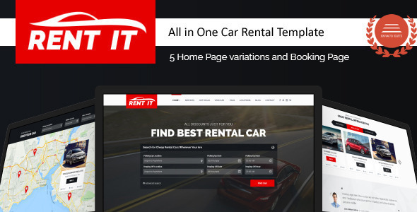 00 cover rent it.  large preview.  large preview - Rentit - Multipurpose Vehicle Car Rental WordPress Theme