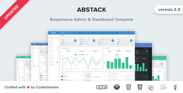 01 abstack.  large preview - Abstack - Admin & Dashboard Template