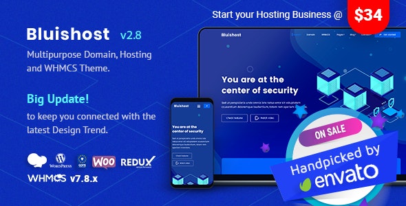 01 bluishost.  large preview - EcoHosting | Responsive HTML5 Hosting and WHMCS Template