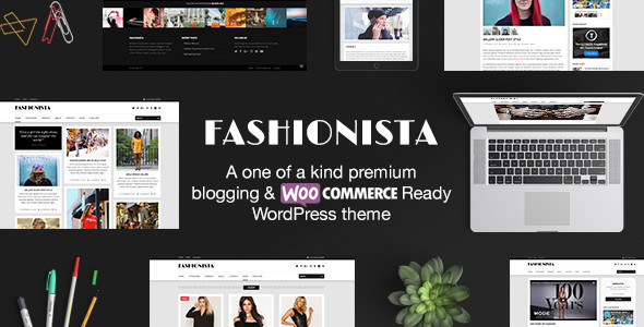 01 main fashionista.  large preview - Fashionista - Responsive WordPress Blog & Shop Theme