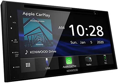 1659333162 4153fkUnpjL. AC  - KENWOOD DDX5707S Double Din DVD Car Stereo with Apple Carplay and Android Auto, 6.8 Inch Touchscreen, Bluetooth, Backup Camera Input, Subwoofer Out, USB Port, A/V Input, FM/AM Car Radio