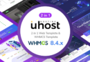 Uhost – HTML Hosting Template + WHMCS