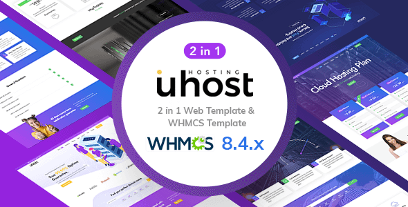 1659970107 390 01 preview.  large preview - Uhost - HTML Hosting Template + WHMCS