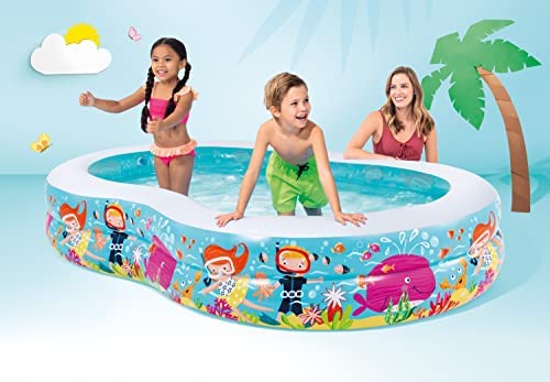 411cygju95L. AC  - Intex Pool Snorkel Fun Swim Centre Pool,103 inch X 63 inch X 18 inch, for Ages 3+