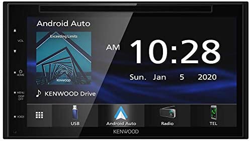 41BDnqw4q7L. AC  - KENWOOD DDX5707S Double Din DVD Car Stereo with Apple Carplay and Android Auto, 6.8 Inch Touchscreen, Bluetooth, Backup Camera Input, Subwoofer Out, USB Port, A/V Input, FM/AM Car Radio