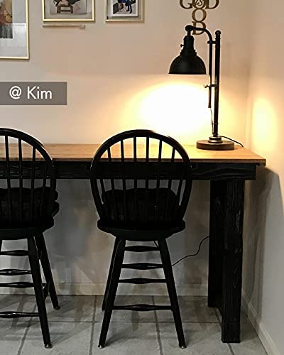 41mLk04g7XS. AC  - VONLUCE Rustic Desk Lamp Black Adjustable, Industrial Style Metal Task Lamp (25''-29''), Vintage Work Lamp, Farmhouse Reading Lamp in Aged Bronze Finish, ETL Certificate