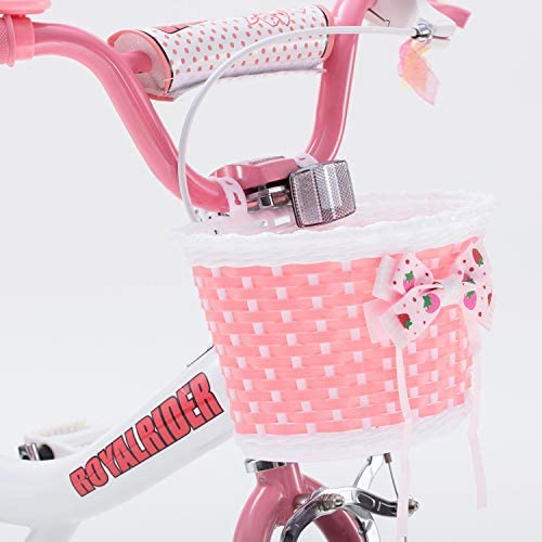 41obUi+J1HL. AC  - RoyalBaby Jenny Kids Bike Girls 12 14 16 18 20 Inch Children's Bicycle with Basket for Age 3-12 Years