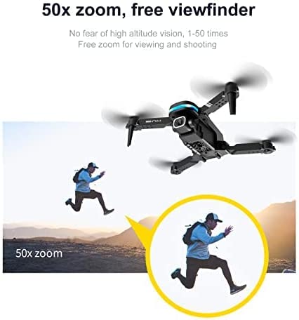 41wyg4E1D0L. AC  - JTBBKing AE80 Drone with Camera Drones for Adults Drone for Kids 1080P Drones with Camera Live Video FPV Helicopter Altitude Hold Drone RC Drone 2 Batteries (Black)