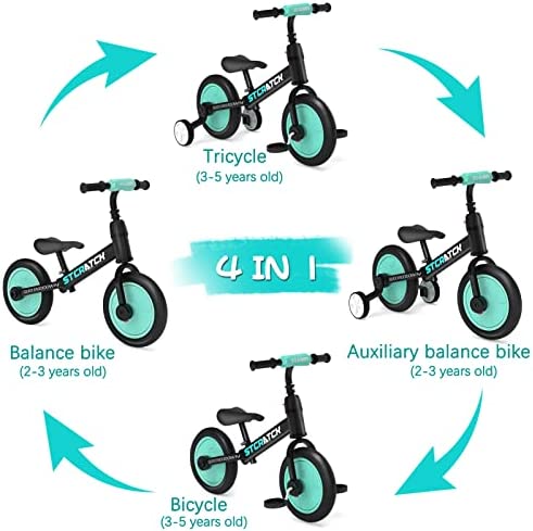 517LIlm M6L. AC  - Eilsorrn Balance Bike for Kid Training Bicycle for Toddler 2-5 Years Old Kid Bike with Pedals and Training Wheels