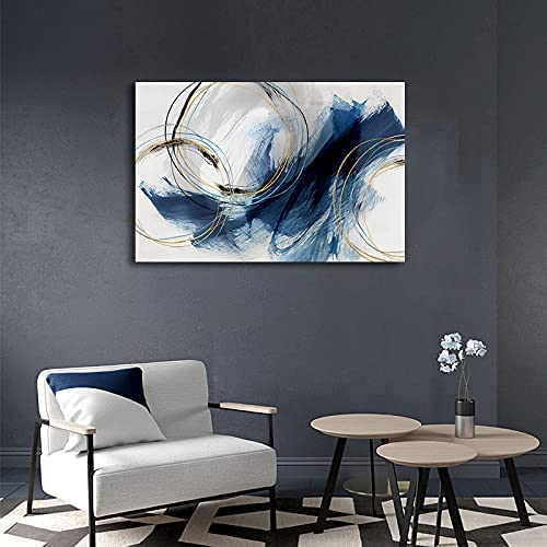 51IvP9cIfgS. AC  - Wall Art Canvas Abstract Art Paintings Blue Fantasy Colorful Graffiti on White Background Modern Artwork Decor for Living Room Bedroom Kitchen 36x24in