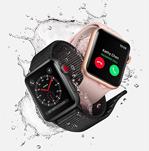 51jDc5rgNVL. AC  - Apple Watch Series 3 (GPS, 38MM) - Gold Aluminum Case with Pink Sand Sport Band (Renewed)