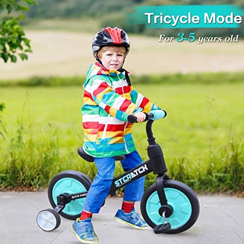 51nINJYhfKL. AC  - Eilsorrn Balance Bike for Kid Training Bicycle for Toddler 2-5 Years Old Kid Bike with Pedals and Training Wheels