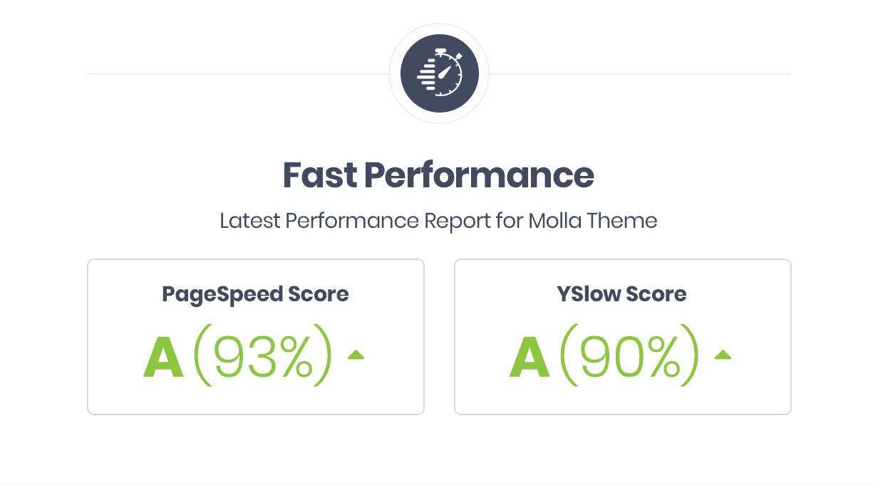 Fast performance - Molla - Multipurpose Responsive Shopify Theme - RTL support