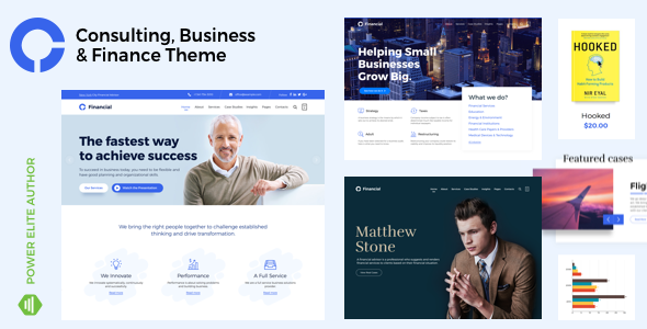 Preview.  large preview - Consultancy - Business Consulting WordPress Theme