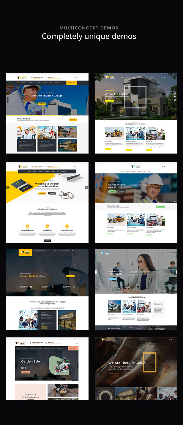 Themeforest 1.5 - TheBuilt - Construction and Architecture WordPress theme