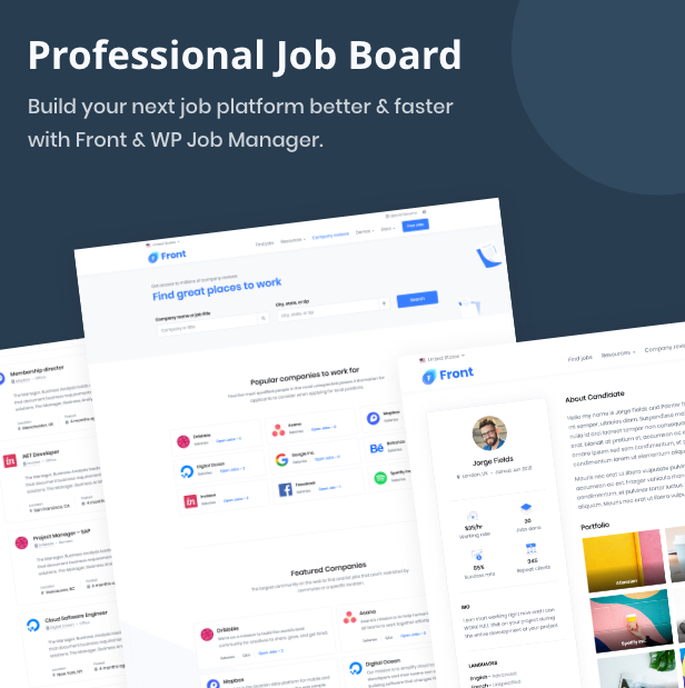 jobs demo - Front - Multipurpose Business WordPress Theme