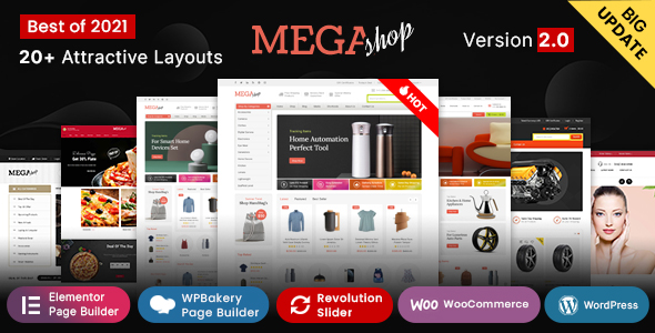 megashop woo - firezy - Multipurpose WooCommerce Theme