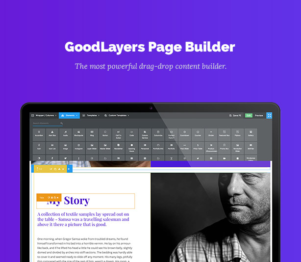 screen 2 - One Page Pro - Multipurpose WordPress