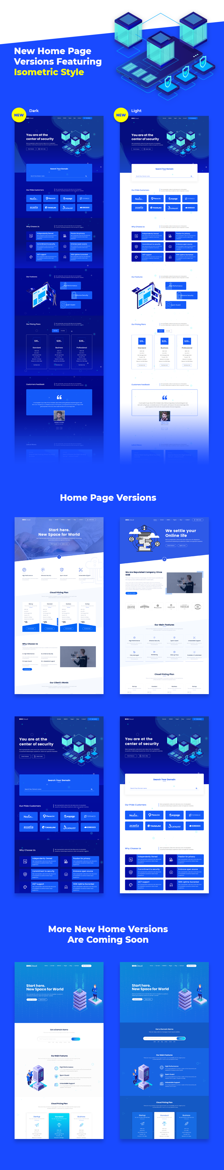 02.new home page - BNSCloud | Multipurpose Hosting with WHMCS Templates