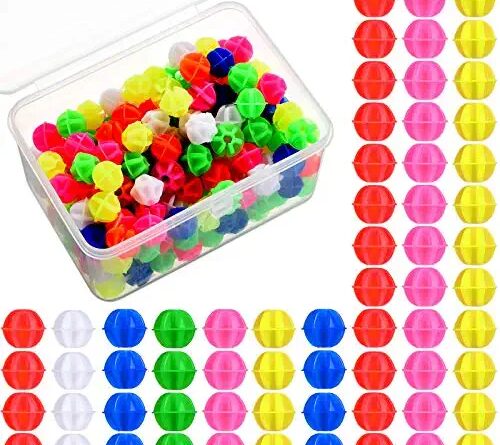 1662105040 51RH9IPfeLL. AC  500x445 - Gejoy 216 Pieces Bicycle Spoke Beads Bicycle Wheel Spokes Beads Assorted Color Plastic Clip Beads Spoke Decoration with Plastic Storage Box