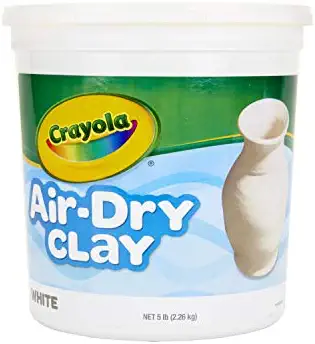 1662451701 41UvfxJxsoL. AC  - Crayola Air Dry Clay for Kids, Natural White Modeling Clay, 5 Lb Bucket [Amazon Exclusive]