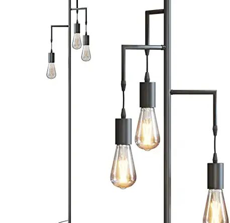 1663448046 31UW73rSqhL. AC  458x445 - SUNMORY Farmhouse Industrial Floor Lamp for Living Room,Standing Tree Floor Lamp with 3 Edison Led Bulbs ,Rustic Floor Lamps for Living Room，Bedroom，Black Floor Lamp,Tall Lamps for Living Room，Office