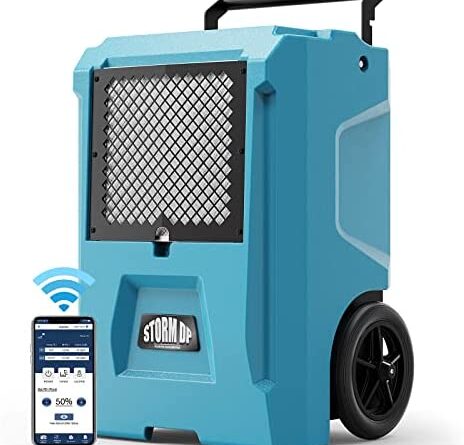 1664357096 41JaPvASl9L. AC  464x445 - ALORAIR 110 PPD Commercial Dehumidifiers, APP Control Basement Dehumidifier, Up to 1300 Sq.Ft Dehumidifiers, Built-in Washable Filter, Dehumidifier with Drain Hose for Garage, Basement, Flood Repair