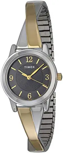 41Ngkdmp7kL. AC  - Timex Women's Stretch Bangle Crisscross 25mm Watch