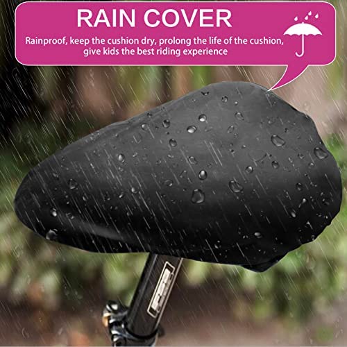 512rmoOGA7L. AC  - TOMDLING Kids Gel Bike Seat Cushion Cover, Breathable Memory Foam Child Bike Seat Cover, Seat Cushion for Children's Bicycle, with Water and Dust Resistant Cover, 9"x6"