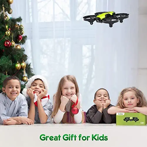 51KREj8YsfL. AC  - Loolinn | Drones for Kids with Camera - Mini Drone, Remote Control Quadcopter UAV with 90° Adjustable Camera, Security Guards, FPV Real Time Transmission Photos and Videos ( Gift Idea )